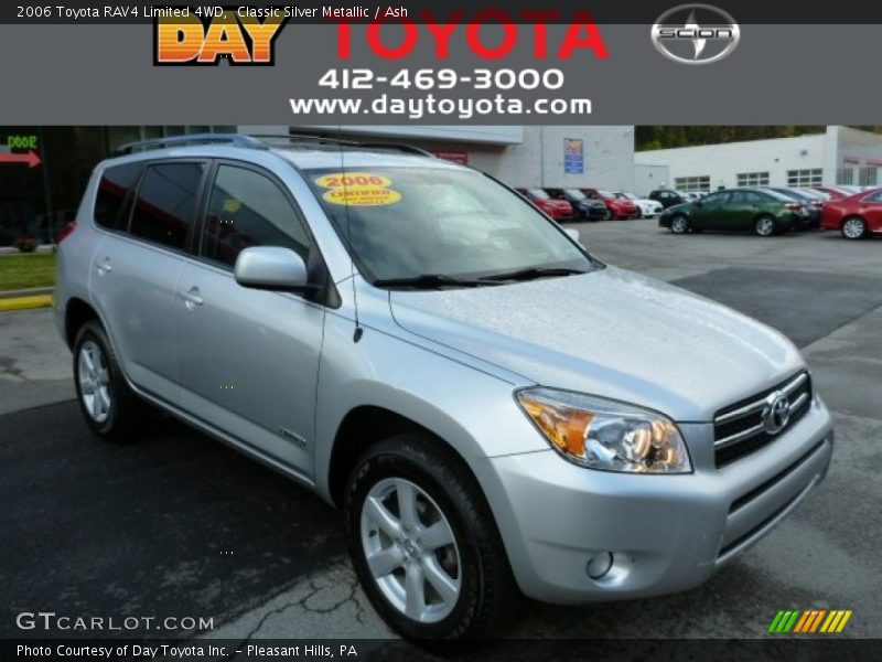 Classic Silver Metallic / Ash 2006 Toyota RAV4 Limited 4WD