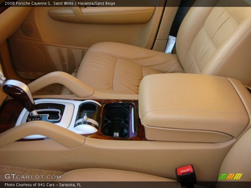 Sand White / Havanna/Sand Beige 2008 Porsche Cayenne S