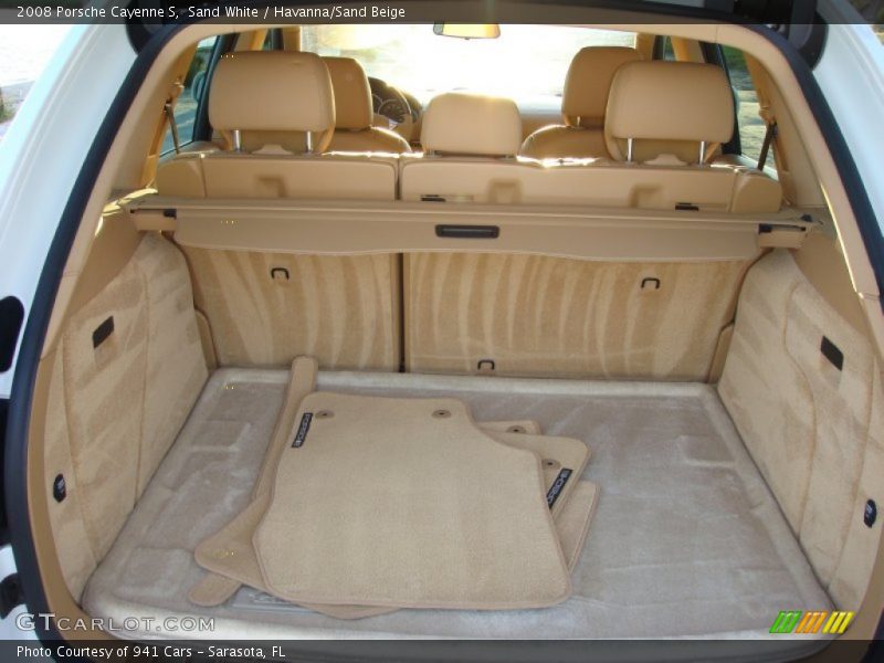 Sand White / Havanna/Sand Beige 2008 Porsche Cayenne S