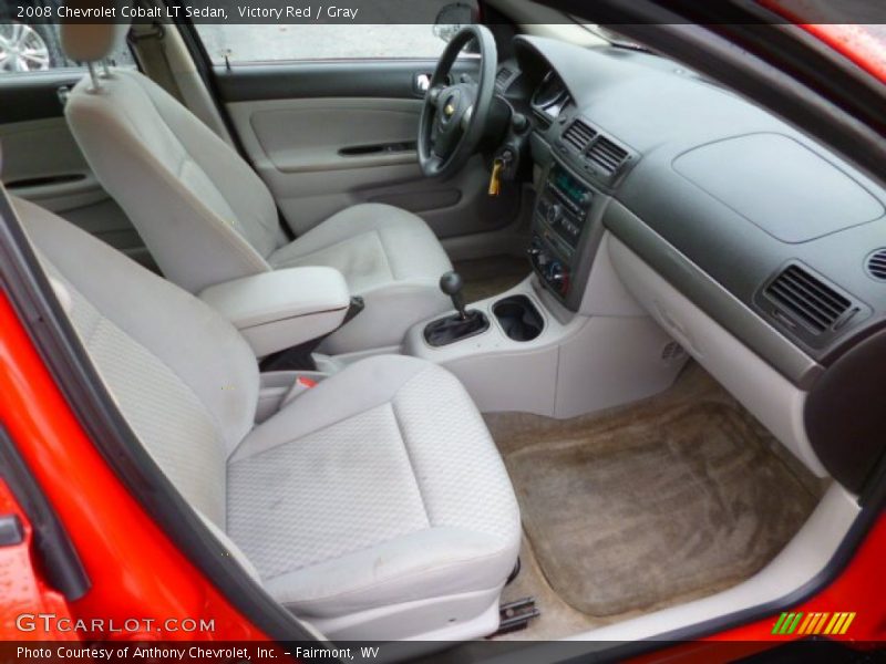 Victory Red / Gray 2008 Chevrolet Cobalt LT Sedan
