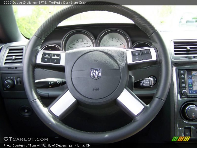 TorRed / Dark Slate Gray 2009 Dodge Challenger SRT8