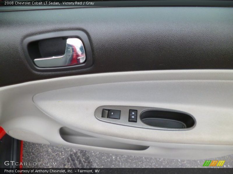 Victory Red / Gray 2008 Chevrolet Cobalt LT Sedan