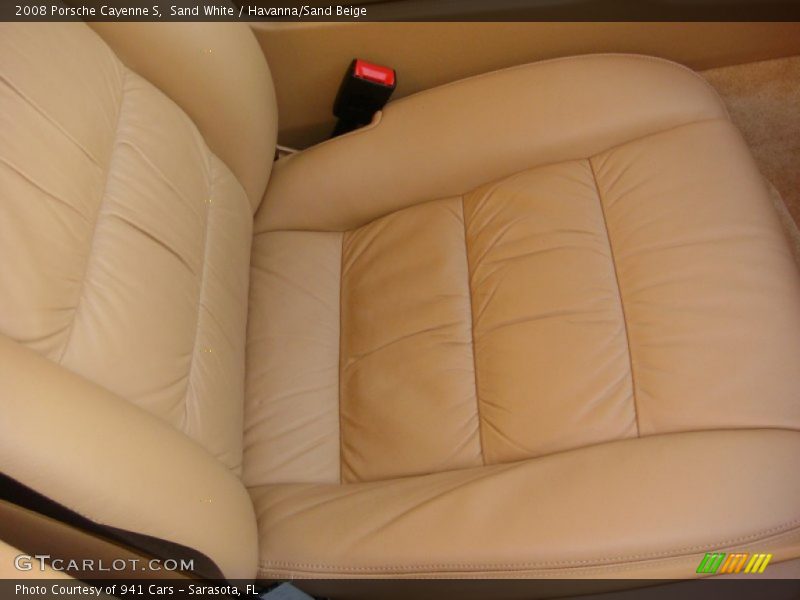 Sand White / Havanna/Sand Beige 2008 Porsche Cayenne S