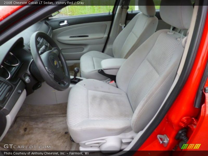 Victory Red / Gray 2008 Chevrolet Cobalt LT Sedan