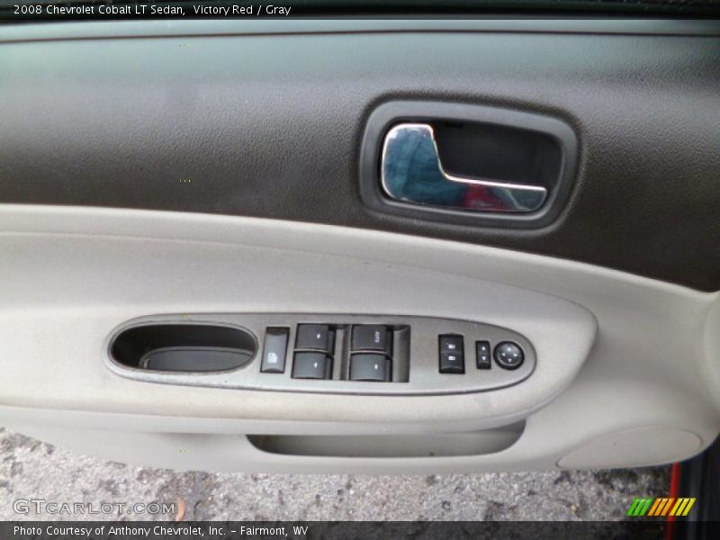 Victory Red / Gray 2008 Chevrolet Cobalt LT Sedan