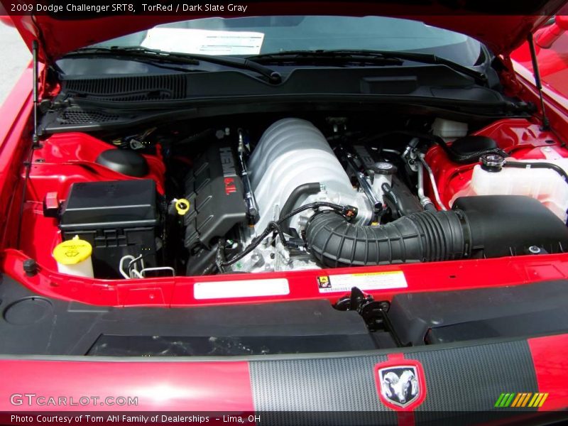 TorRed / Dark Slate Gray 2009 Dodge Challenger SRT8