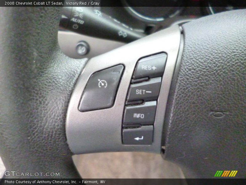 Victory Red / Gray 2008 Chevrolet Cobalt LT Sedan