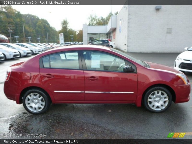Red Brick Metallic / Charcoal 2010 Nissan Sentra 2.0