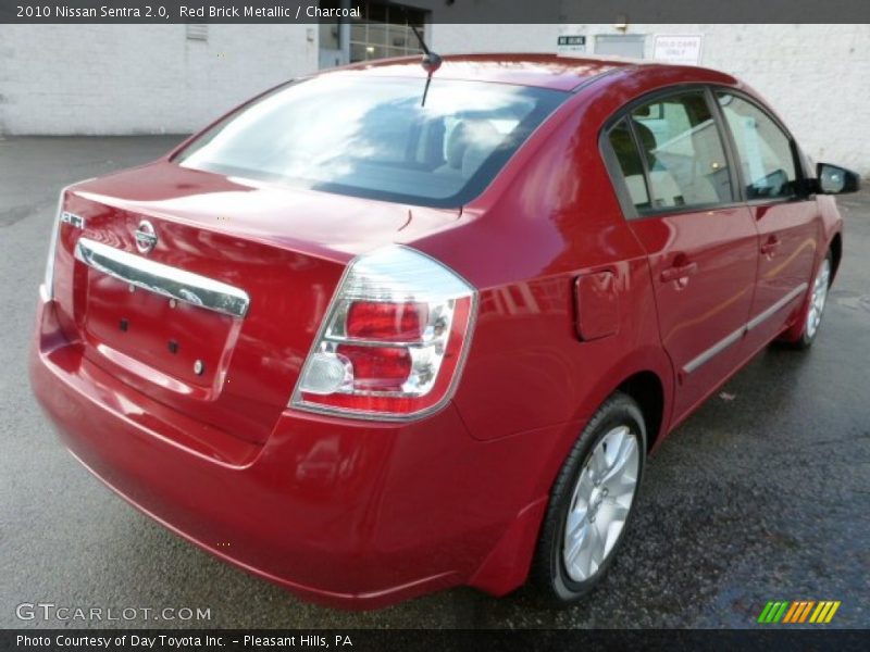 Red Brick Metallic / Charcoal 2010 Nissan Sentra 2.0