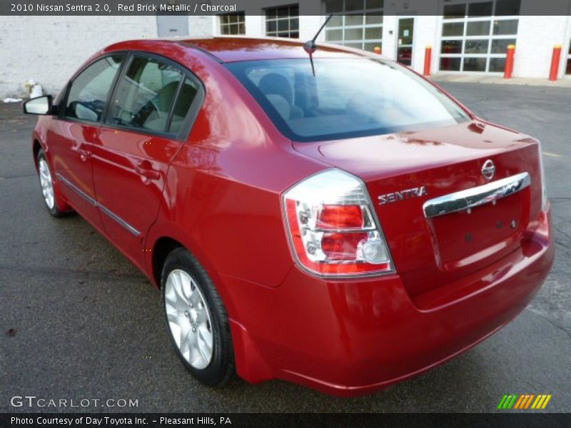 Red Brick Metallic / Charcoal 2010 Nissan Sentra 2.0