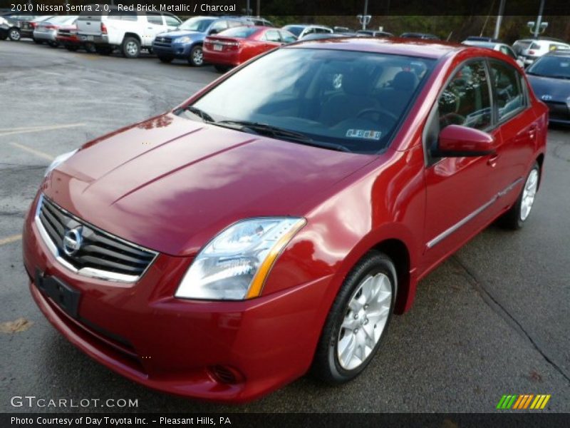 Red Brick Metallic / Charcoal 2010 Nissan Sentra 2.0