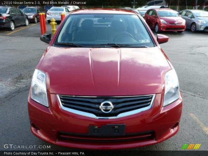 Red Brick Metallic / Charcoal 2010 Nissan Sentra 2.0