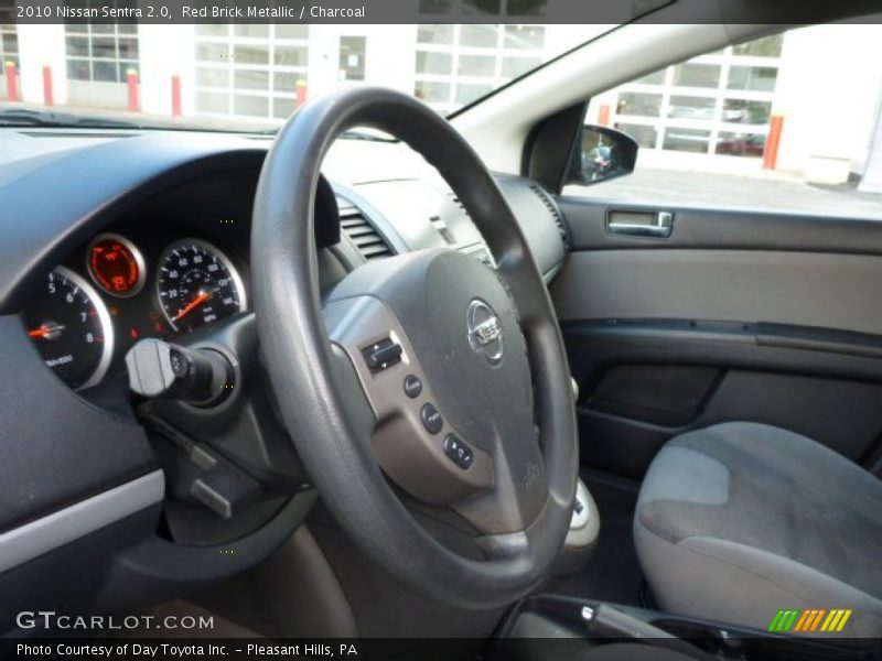Red Brick Metallic / Charcoal 2010 Nissan Sentra 2.0