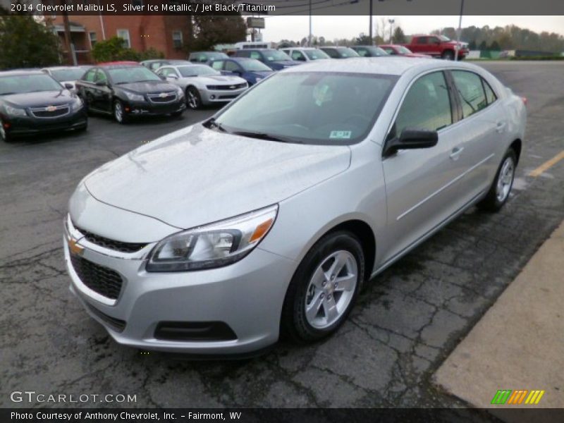 Silver Ice Metallic / Jet Black/Titanium 2014 Chevrolet Malibu LS