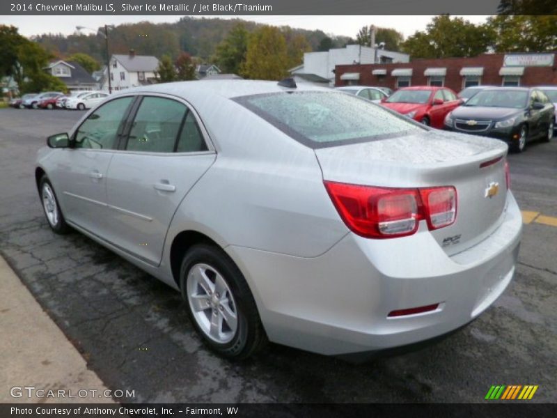 Silver Ice Metallic / Jet Black/Titanium 2014 Chevrolet Malibu LS