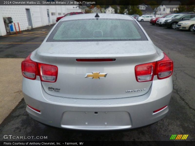 Silver Ice Metallic / Jet Black/Titanium 2014 Chevrolet Malibu LS