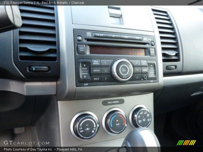 Red Brick Metallic / Charcoal 2010 Nissan Sentra 2.0
