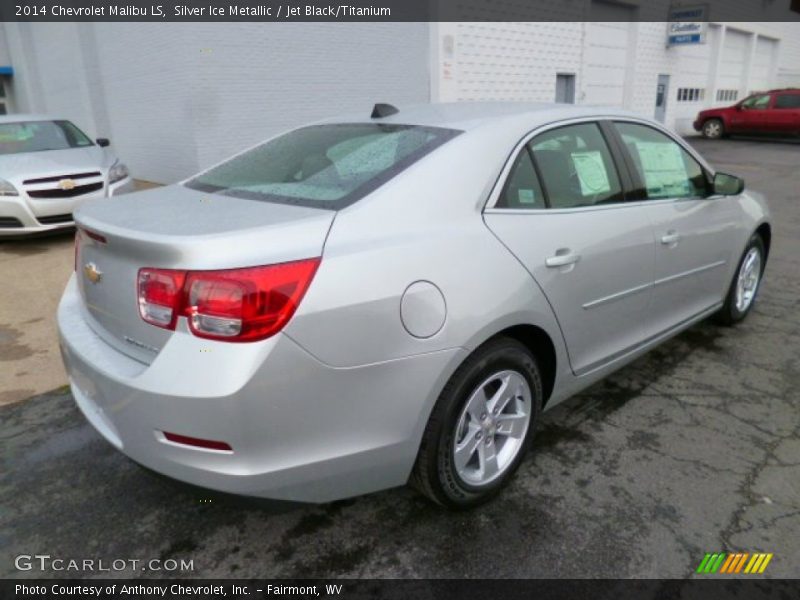 Silver Ice Metallic / Jet Black/Titanium 2014 Chevrolet Malibu LS