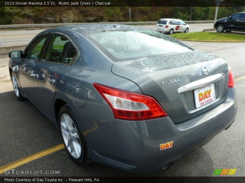 Mystic Jade Green / Charcoal 2010 Nissan Maxima 3.5 SV