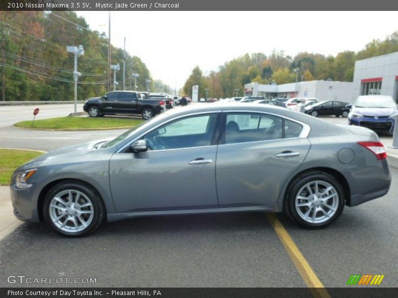 Mystic Jade Green / Charcoal 2010 Nissan Maxima 3.5 SV