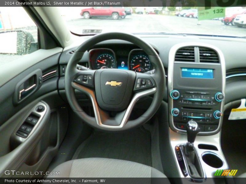 Silver Ice Metallic / Jet Black/Titanium 2014 Chevrolet Malibu LS