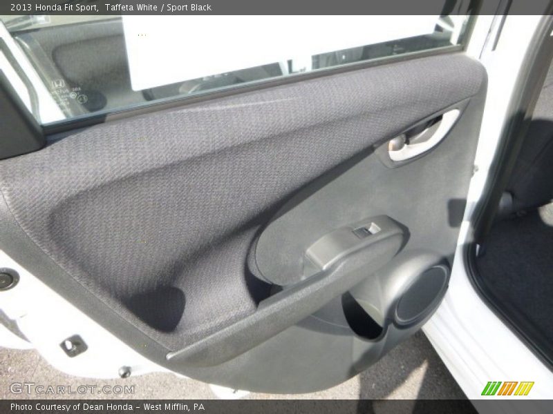 Taffeta White / Sport Black 2013 Honda Fit Sport