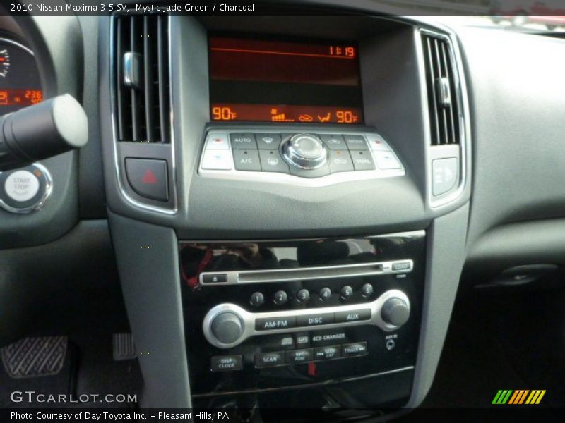 Mystic Jade Green / Charcoal 2010 Nissan Maxima 3.5 SV