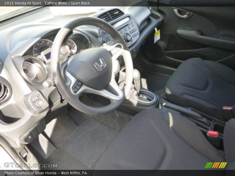 Taffeta White / Sport Black 2013 Honda Fit Sport