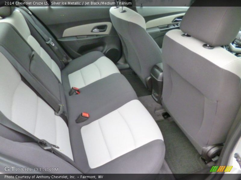 Silver Ice Metallic / Jet Black/Medium Titanium 2014 Chevrolet Cruze LS