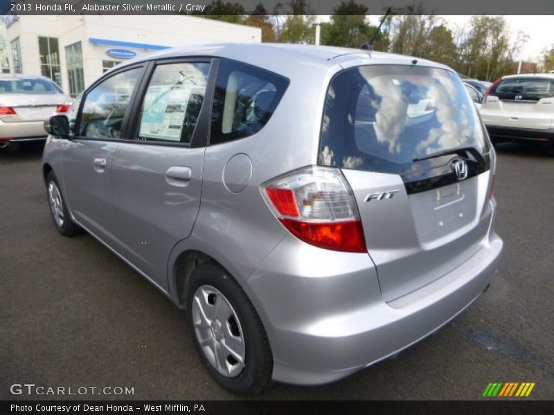 Alabaster Silver Metallic / Gray 2013 Honda Fit