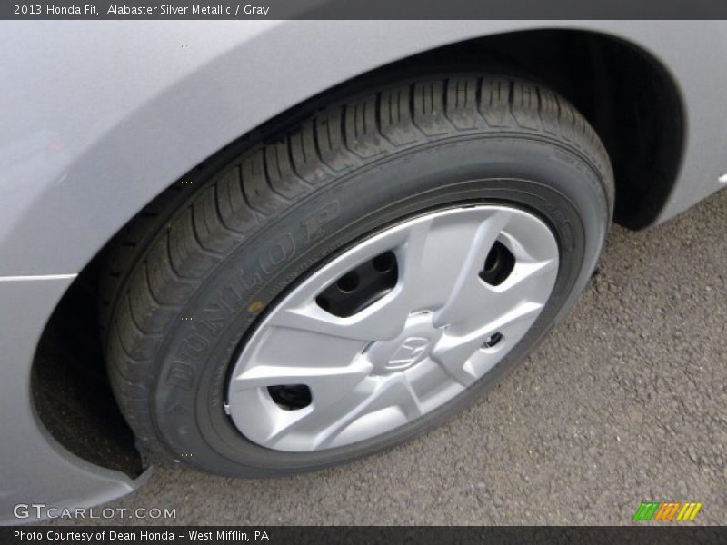 Alabaster Silver Metallic / Gray 2013 Honda Fit