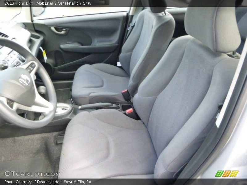 Alabaster Silver Metallic / Gray 2013 Honda Fit
