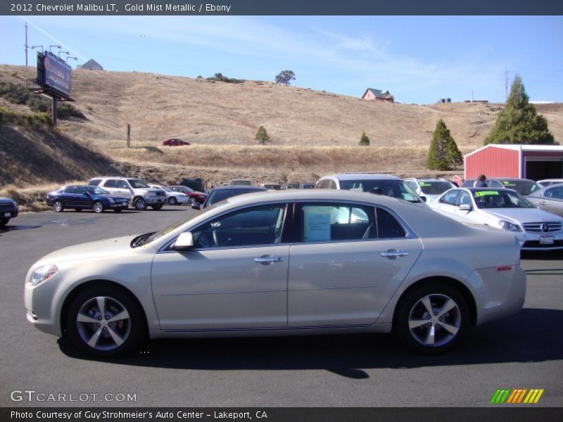 Gold Mist Metallic / Ebony 2012 Chevrolet Malibu LT