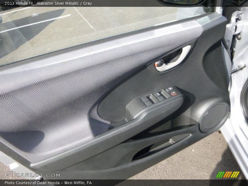 Alabaster Silver Metallic / Gray 2013 Honda Fit