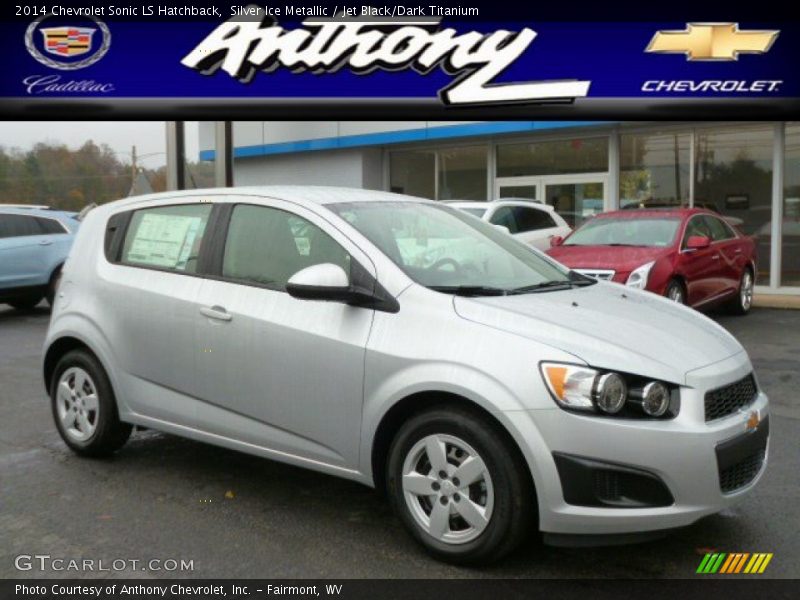 Silver Ice Metallic / Jet Black/Dark Titanium 2014 Chevrolet Sonic LS Hatchback