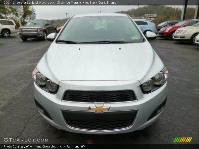 Silver Ice Metallic / Jet Black/Dark Titanium 2014 Chevrolet Sonic LS Hatchback