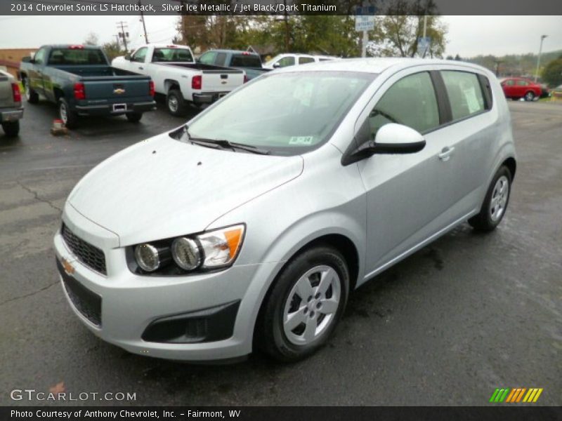 Front 3/4 View of 2014 Sonic LS Hatchback