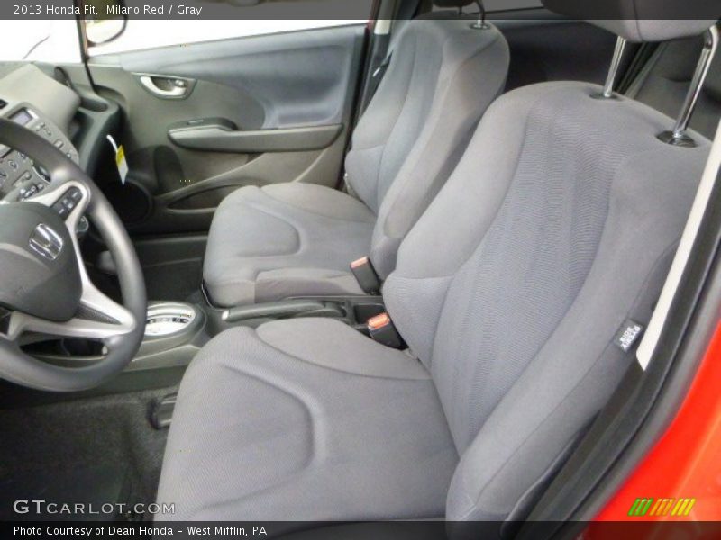 Milano Red / Gray 2013 Honda Fit