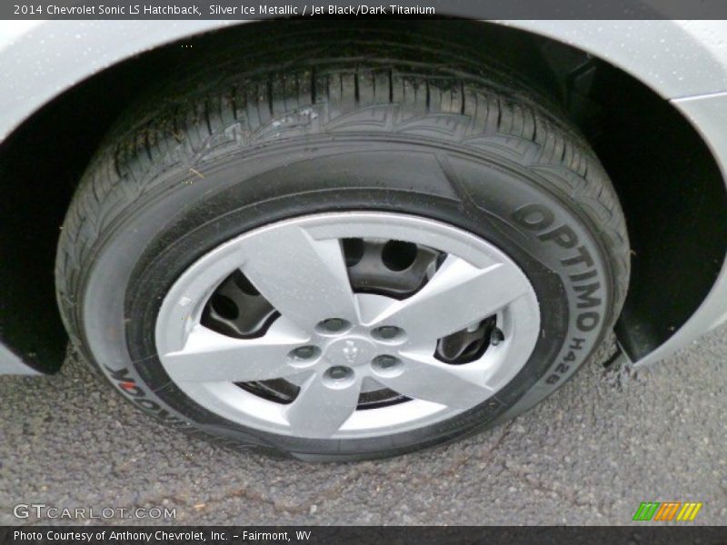 Silver Ice Metallic / Jet Black/Dark Titanium 2014 Chevrolet Sonic LS Hatchback