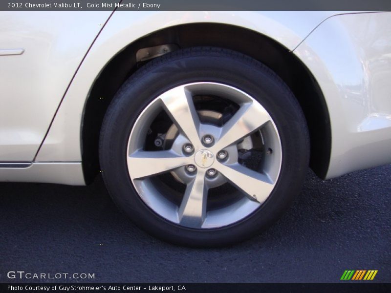 Gold Mist Metallic / Ebony 2012 Chevrolet Malibu LT