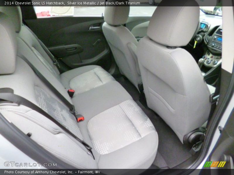 Rear Seat of 2014 Sonic LS Hatchback