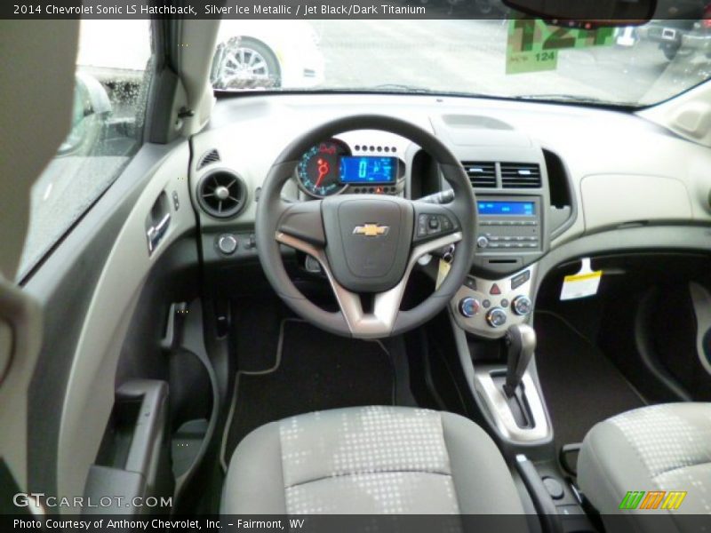 Silver Ice Metallic / Jet Black/Dark Titanium 2014 Chevrolet Sonic LS Hatchback
