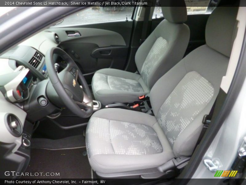 Front Seat of 2014 Sonic LS Hatchback