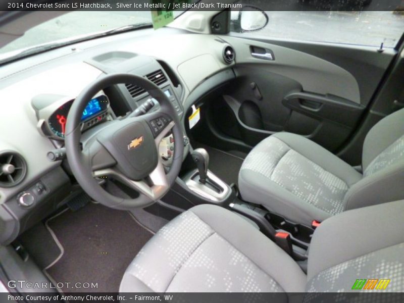 Jet Black/Dark Titanium Interior - 2014 Sonic LS Hatchback 