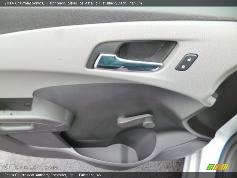 Silver Ice Metallic / Jet Black/Dark Titanium 2014 Chevrolet Sonic LS Hatchback
