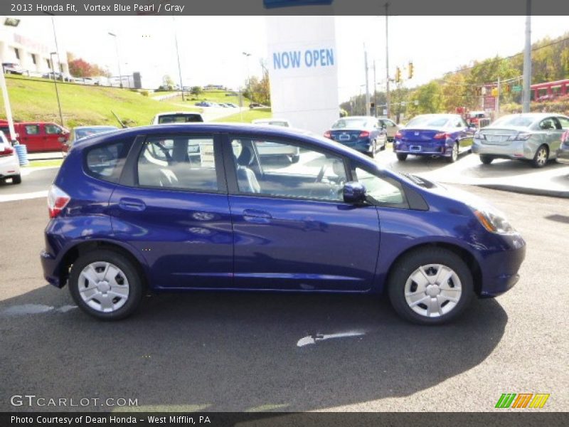 Vortex Blue Pearl / Gray 2013 Honda Fit