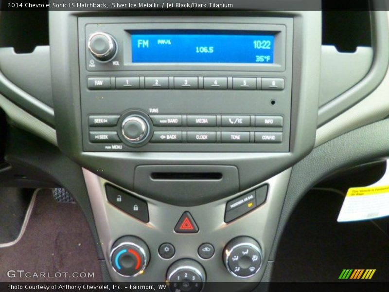 Controls of 2014 Sonic LS Hatchback