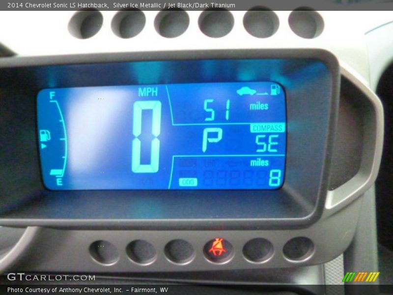 Silver Ice Metallic / Jet Black/Dark Titanium 2014 Chevrolet Sonic LS Hatchback