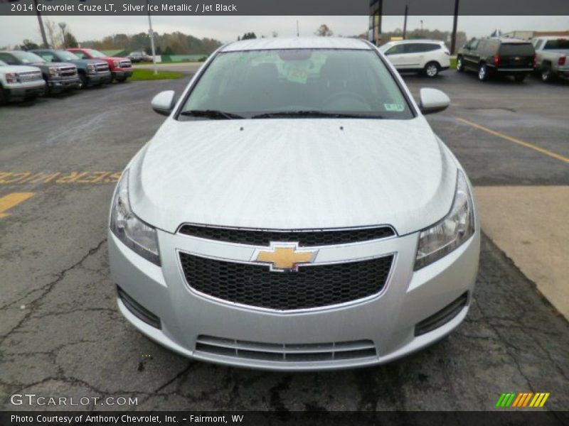Silver Ice Metallic / Jet Black 2014 Chevrolet Cruze LT