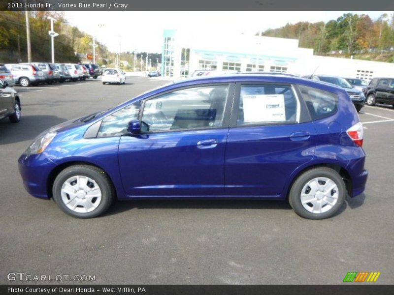 Vortex Blue Pearl / Gray 2013 Honda Fit